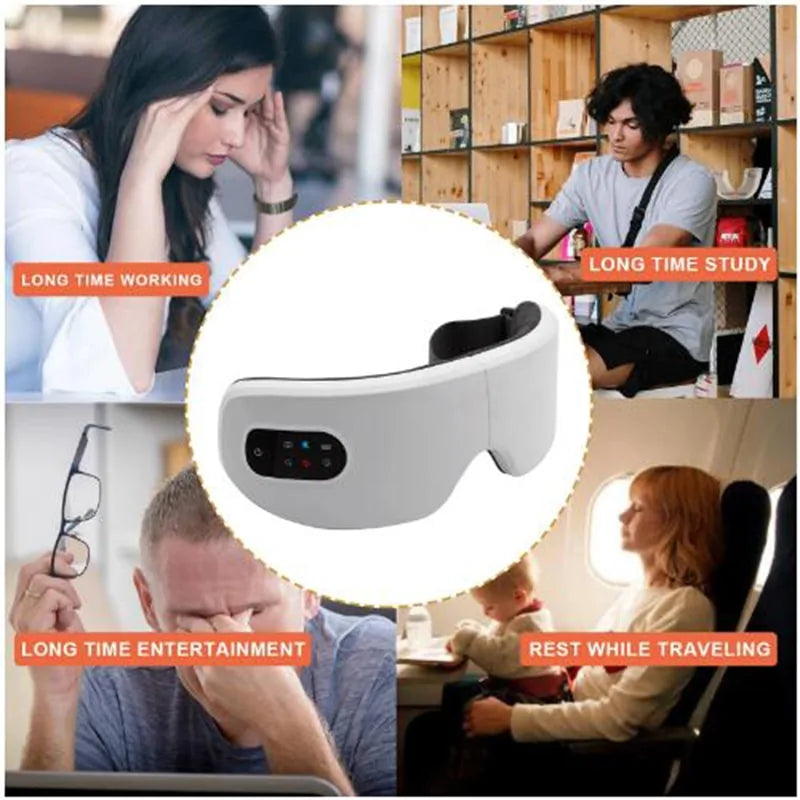 TruRelief Eye Massager with Heat & Bluetooth music