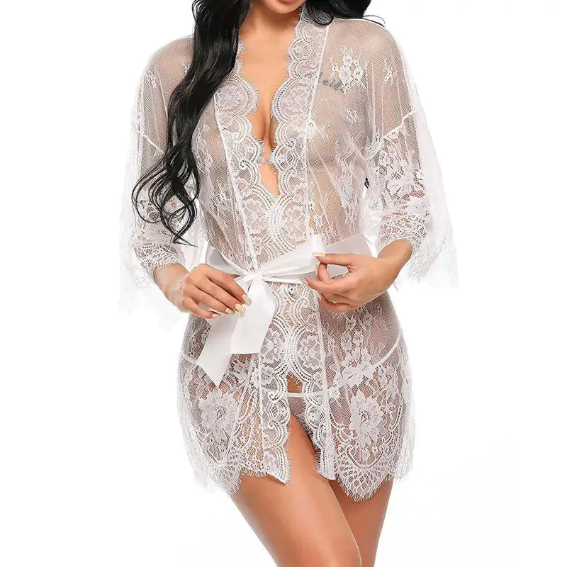 Lace Lingerie Robe For Women